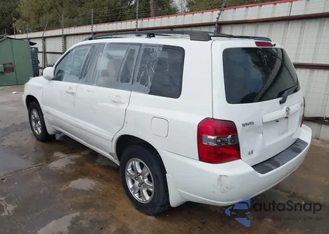 2004 Toyota Highlander V6 z USA, uszkodzony, nr VIN JTEGP21A140028971